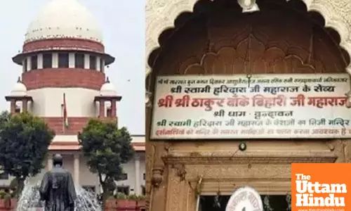 Lakhs of Devotees Visit, How Can it be Private? SCs Sharp Query in Banke Bihari Temple Case