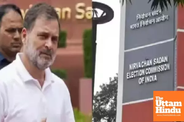 EC Dares Rahul Gandhi — “Prove ‘Vote Theft’ Allegations Under Oath or Apologize to the Nation