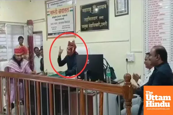 Viral Video Gets Tehsildar Suspended: Sang in Office Chair at Farewell Viral Video Gets Tehsildar Suspended: Sang in Office Chair at Farewell