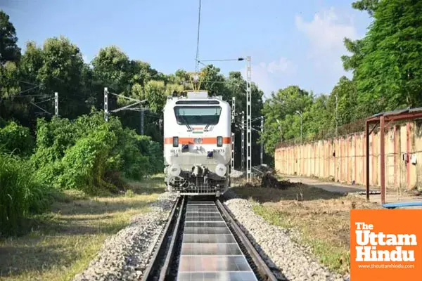Solar Panels on Railway Tracks: A First in India for Green Energy Solar Panels on Railway Tracks: A First in India for Green Energy