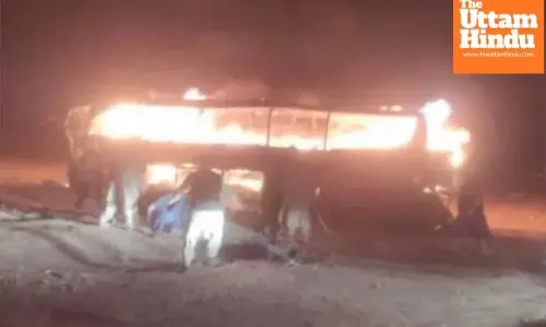 Watch Tragedy on Roads: : Over 50 Dead, 17 Children Among Victims in Fiery Bus Crash, Only 3 Survive