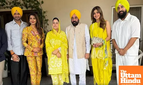 Raj Kundra Along with Shilpa Shetty & Geeta Basra Meet Punjab CM: Film Mehar to Release Sept 5, 2025