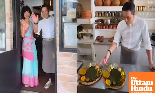Where Saree Meets Sushi : Japanese Couple Brings Authentic Indian Cuisine to Fukuoka; Watch Their Viral Video