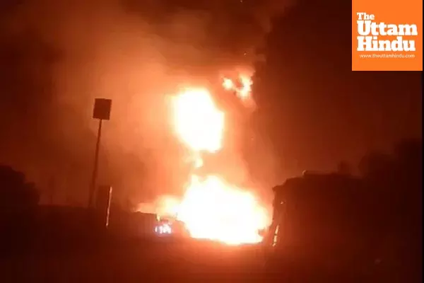 Massive Explosion on Jalandhar-Hoshiarpur Highway: LPG Tanker Blast Kills 2, Injures Over 50 Massive Explosion on Jalandhar-Hoshiarpur Highway: LPG Tanker Blast Kills 2, Injures Over 50