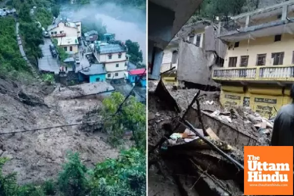 Uttarakhand Cloudburst: Massive Destruction in Chamoli, Woman Buried Under Debris, Vehicles Swept Away Uttarakhand Cloudburst: Massive Destruction in Chamoli, Woman Buried Under Debris, Vehicles Swept Away