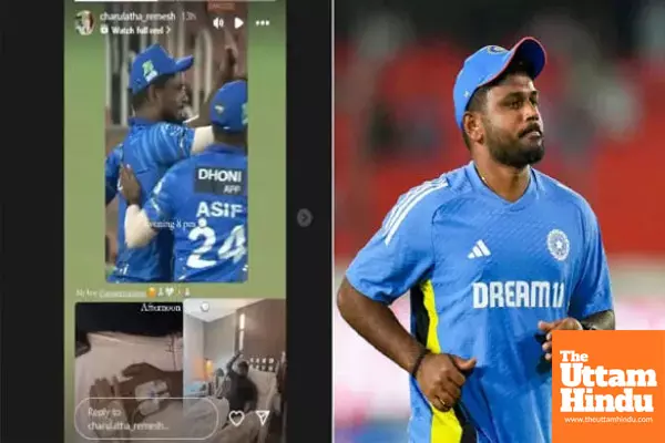 Sanju Samson in Hospital Ahead of Asia Cup: Wifes Post Sparks Concern Sanju Samson in Hospital Ahead of Asia Cup: Wifes Post Sparks Concern