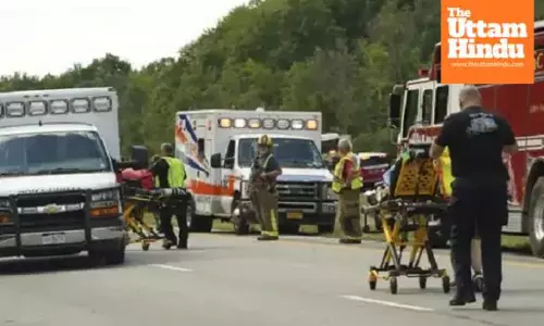 Major accident: Tourist bus overturns en route to NYC, 5 dead, dozens injured