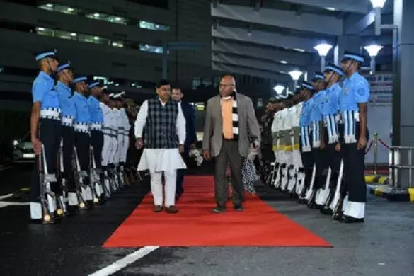 Fijis Prime Minister Rabuka Makes his First Visit to India, Welcomed by Union Minister