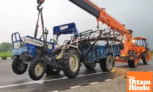 Tragic Road Accident: Tanker Collides with Tractor Trolley, 8 Devotees Dead