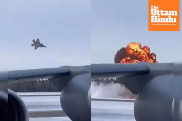 F-35 Fighter Jet Crashes in Alaska, Scatters Mid-Air Like a Pack of Cards F-35 Fighter Jet Crashes in Alaska, Scatters Mid-Air Like a Pack of Cards