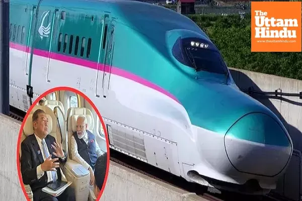 PM Modi Takes Bullet Train Ride With Japanese PM Ishiba, Reviews ALFA-X Capabilities PM Modi Takes Bullet Train Ride With Japanese PM Ishiba, Reviews ALFA-X Capabilities