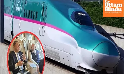 PM Modi Takes Bullet Train Ride With Japanese PM Ishiba, Reviews ALFA-X Capabilities