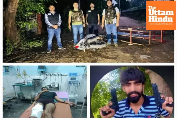 STF Arrests Notorious Shooter Rohit in Gurgaon After Intense Gunfight, Linked to Lawrence Bishnoi Network STF Arrests Notorious Shooter Rohit in Gurgaon After Intense Gunfight, Linked to Lawrence Bishnoi Network