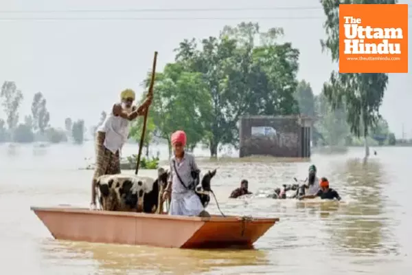 Punjab Faces Massive Flood Crisis; Locals and Diaspora Raise ₹1.35 Crore Overnight to Aid Victims Punjab Faces Massive Flood Crisis; Locals and Diaspora Raise ₹1.35 Crore Overnight to Aid Victims