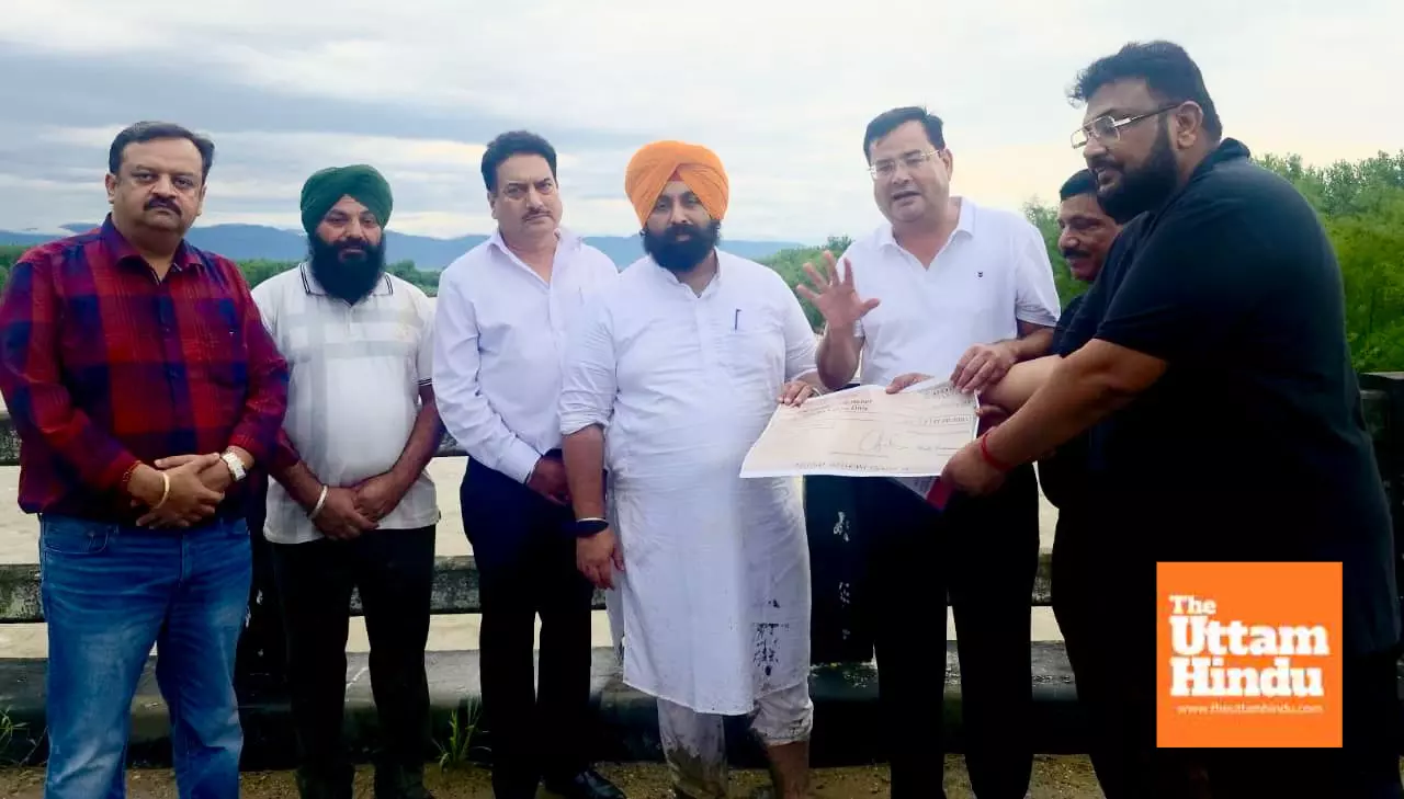 Cabinet Minister Harjot Bains Sets an Example of Humanity During Visit to Belia