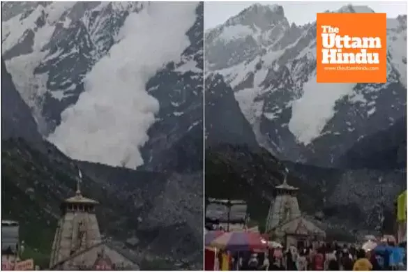 Avalanche in Kedarnath after glacier breaks from mountain, video goes viral Avalanche in Kedarnath after glacier breaks from mountain, video goes viral