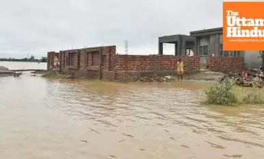 Punjab Rescue Operation Turns Risky as Electric Pole Collapses, Narrow Escape Caught on Video