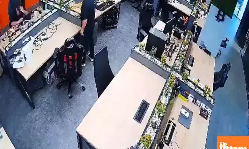 Workplace horror: CEO attacks employee with flowerpot, video stuns viewers