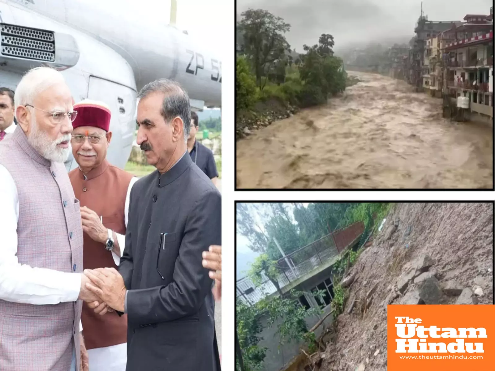 Flood Fury: PM Modi Announces ₹1,500 Crore Relief Package for Flood-Hit Himachal Pradesh Flood Fury: PM Modi Announces ₹1,500 Crore Relief Package for Flood-Hit Himachal Pradesh