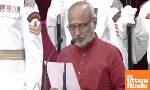 CP Radhakrishnan Sworn In as India’s 15th Vice President; Jagdeep Dhankhar Appears Publicly After Resignation