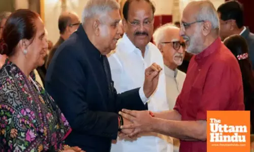 VP Dhankhar ends speculation, attends swearing-in ceremony after 52 days