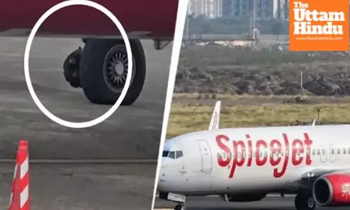 Major scare: SpiceJet plane’s wheel falls off after takeoff, passengers at risk