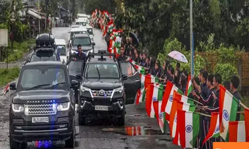 Modi gets emotional in Manipur after receiving huge public affection, meets victims of violence