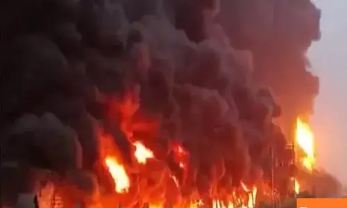 Gujarat factory engulfed in massive fire, two workers die painful death