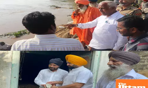 Mundian and Goyal direct immediate deployment of additional machinery to restore Satluj river flow