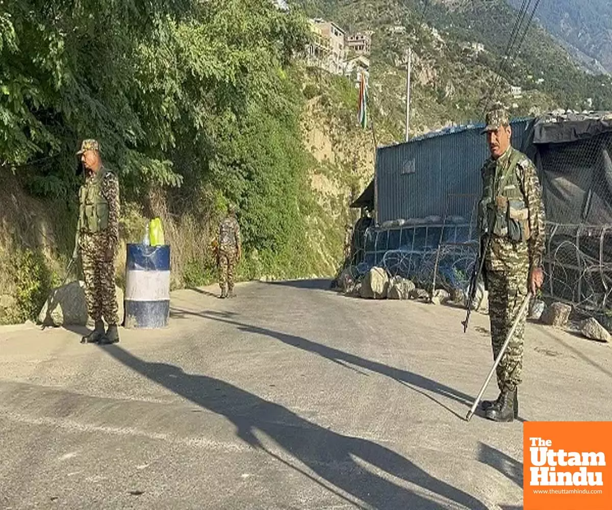 Encounter in Udhampur: One soldier martyred as security forces battle terrorists Encounter in Udhampur: One soldier martyred as security forces battle terrorists