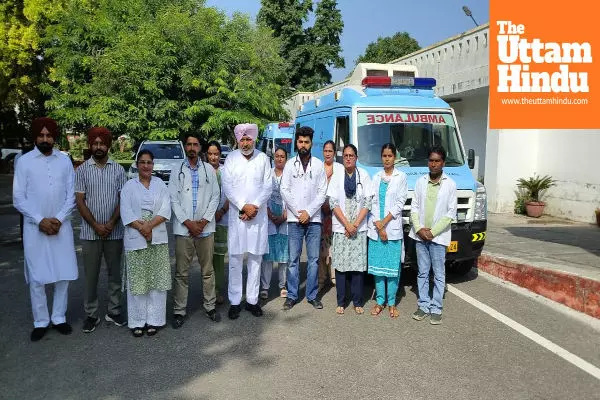 Finance Minister Harpal Singh Cheema Flags Off Three Ambulances for Flood-Affected Areas in Dirba Constituency