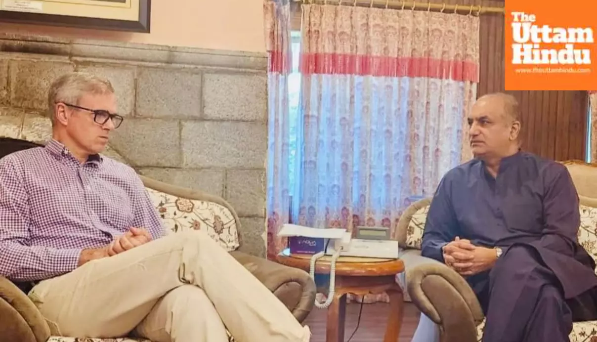 Deepak Bali meets CM Omar Abdullah, discusses Guru Tegh Bahadur Ji anniversary events