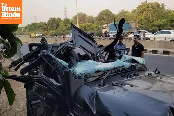Horrific Road Accident: Thar Crashes into Divider, Five Dead