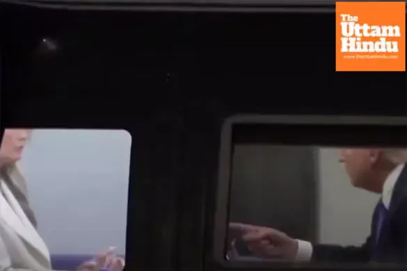 Trump-Melania helicopter moment goes viral, reason behind anger revealed
