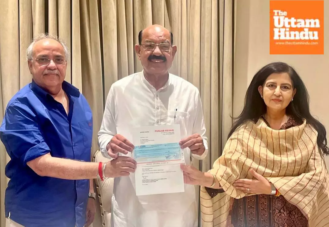 Journalist Family Contributes ₹5 Lakh to Punjab CM Relief Fund for Flood Victims