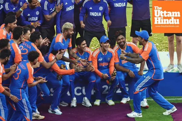Team India’s AI Celebration Goes Viral, Surya & Shubman in Spotlight
