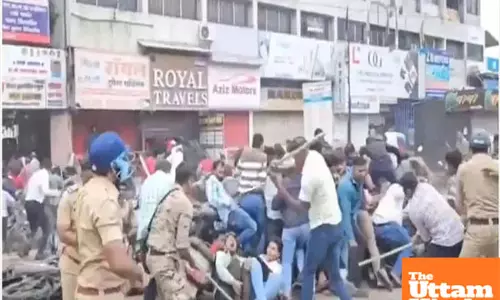 Ahilyanagar erupts over I love Mohammad rangoli: Police lathi charge, 30 detained