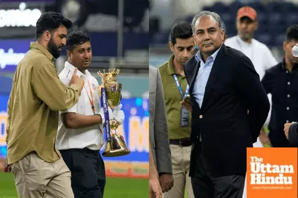 I was standing like a cartoon, says Pakistani minister; BCCI raises question