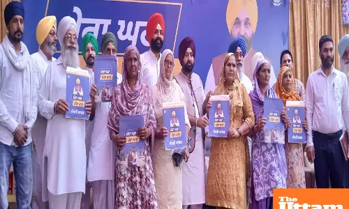 Hardeep Singh Mundian and Laljit Singh Bhullar kick start “Mera Ghar, Mera Maan” scheme from Tarn Taran