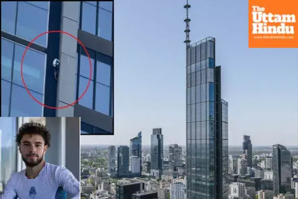 No rope, no safety: Man climbs 53-story tower in Poland, stuns onlookers