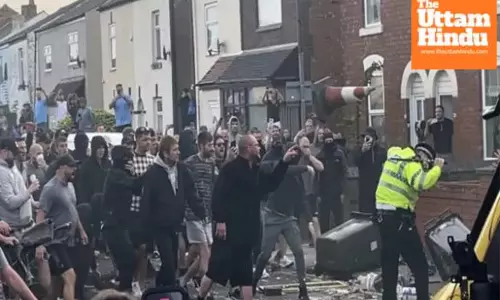 Double attack near UK synagogue: Attacker runs car over people, stabs others; shot dead by police