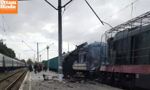 Russian drone strikes Ukrainian railway station, 30 killed in inferno