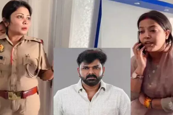 Pawan Singhs wife Jyoti threatens to end her life in high voltage drama