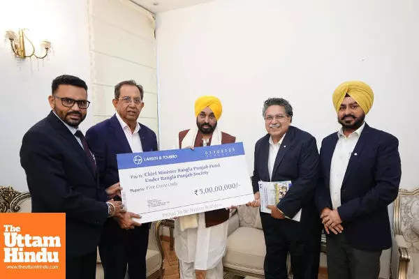 L&T CONTRIBUTES RS 5 CRORE FOR CHARDIKALA MISSION