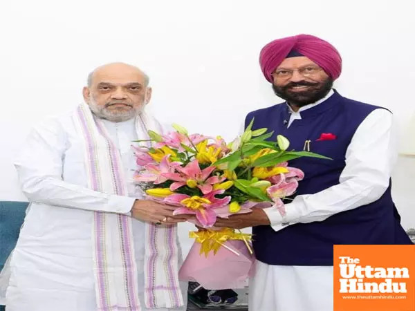 Rana Sodhi meets Home Minister Shri Amit Shah, Discusses burning issues of Punjab