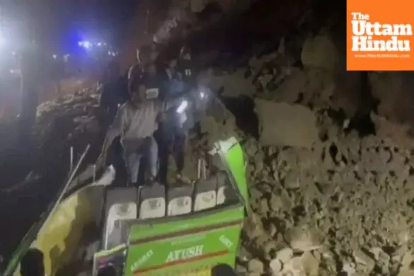 Massive landslide in Bilaspur claims 15 lives as bus buried under debris
