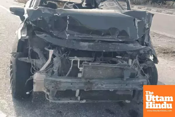 Tragic Road Accident: Two Killed, Three Injured as Iron Rods Pierce Car Occupants