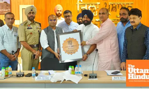 350th Martyrdom day of Guru Tegh Bahadur Ji: Harjot Singh Bains reviews Nagar Kirtan with Pathankot district administration