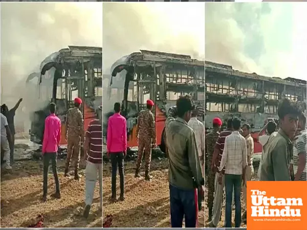 15 feared dead as bus catches fire on Jodhpur-Jaisalmer highway