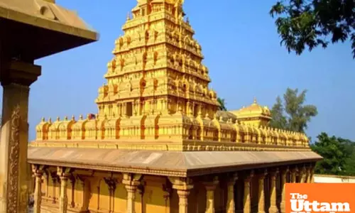 Golden abode of Goddess Lakshmi: Indias 15,000 kg gold temple